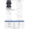 Рульовий набір KENLI KL-B206 1-1/8" EC 34/28.6-26T EC 34/30 для різьбової вилки (100шт в ящику) доступно від 1 шт